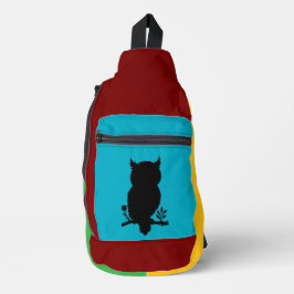 Eule - Scherenschnitt Sling Bag