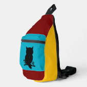 Eule - Scherenschnitt Sling Bag (Rechterhoek)