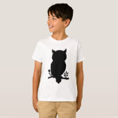 Eule - Scherenschnitt T-shirt (Voorkant volledig)