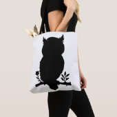 Eule - Scherenschnitt Tote Bag (Dichtbij)