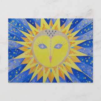 Eule Sunowl Briefkaart