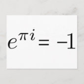 Euler-formule! Briefkaart (Voorkant)