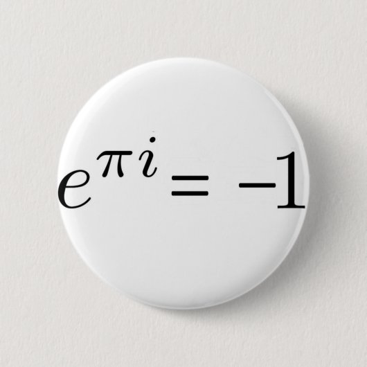 Euler-formule! Ronde Button 5,7 Cm (Voorkant)