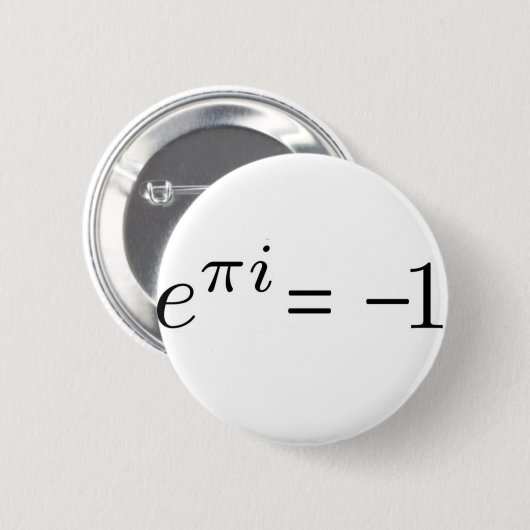 Euler-formule! Ronde Button 5,7 Cm (Voorkant /achterkant)