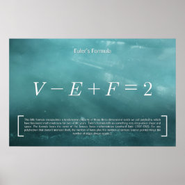 Euler's formule - Wiskunde Poster