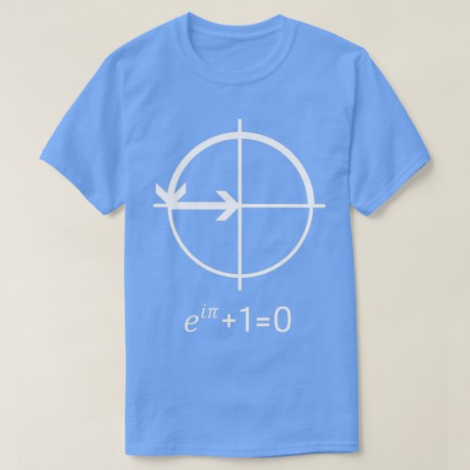 Eulers-identiteit 1 t-shirt (Design voorkant)