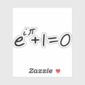 Eulers identiteit Eulers vergelijking Sticker (Vel)