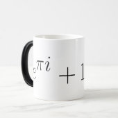 Euler's identiteit magische mok (Voorkant links)