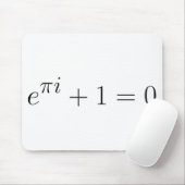 Euler's identiteit muismat (Met muis)