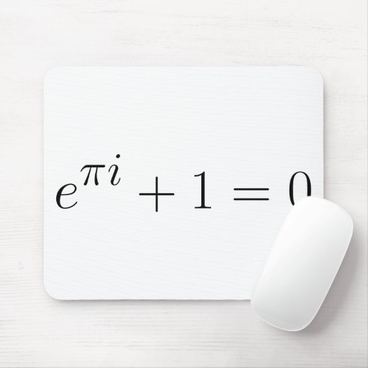 Euler's identiteit muismat (Met muis)