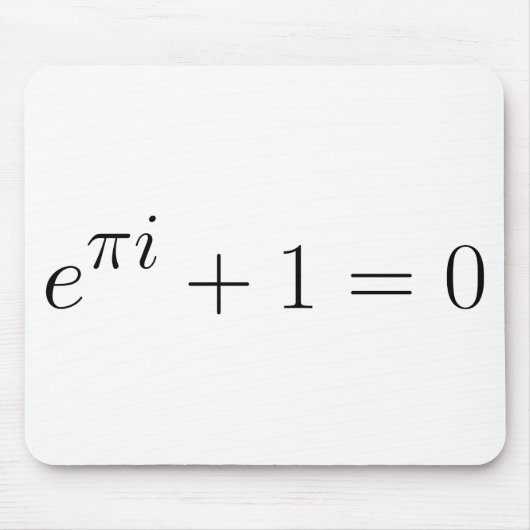 Euler's identiteit muismat (Voorkant)