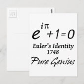 Euler's Identity Briefkaart (Voorkant / Achterkant)