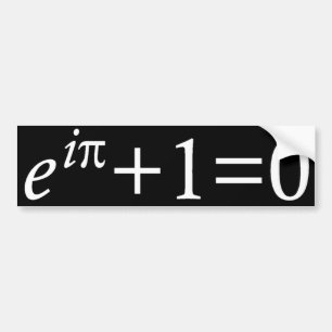 Euler's Identity Bumpersticker