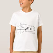 Euler's identity: Euler's formula: mathematics T-shirt (Voorkant)