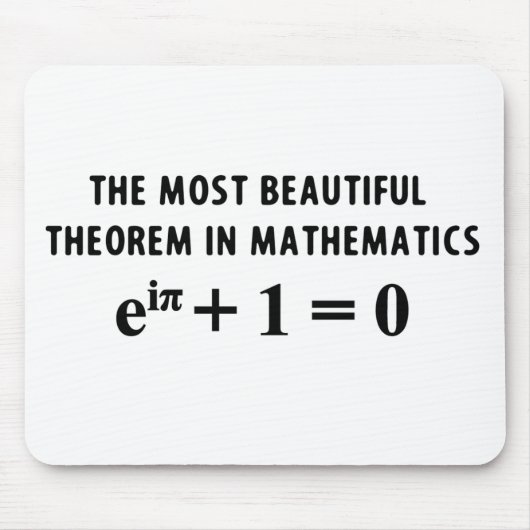 Euler's Identity mousepad Muismat (Voorkant)