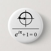 Euler's Identity Ronde Button 5,7 Cm (Voorkant)