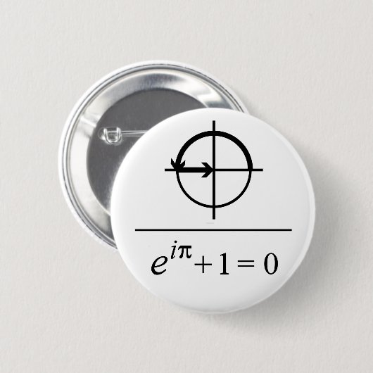 Euler's Identity Ronde Button 5,7 Cm (Voorkant /achterkant)
