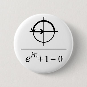 Euler's Identity Ronde Button 5,7 Cm
