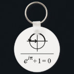 Euler's Identity Sleutelhanger<br><div class="desc">Euler's Identity is considered by many to be remarkable for its mathematical beauty. These three basic arithmetic operations occur exactly once each: addition,  multiplication,  and exponentiation.</div>