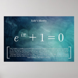 Euler's Identity - Wiskunde Poster