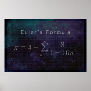 Euler's Pi-formule - Wiskunde Poster