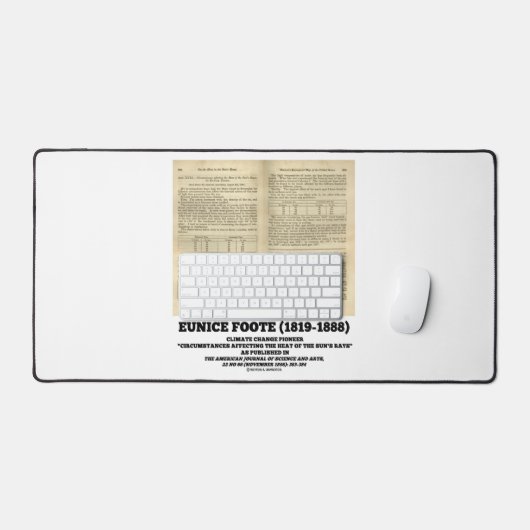 Eunice Foote Climate Change Pioneer Bureaumat (Keyboard & Muis)