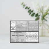 Eunice Newton Foote Climate Change Scientist Briefkaart (Staand voorkant)