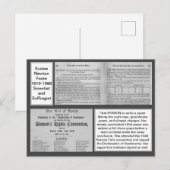 Eunice Newton Foote Climate Change Scientist Briefkaart (Voorkant / Achterkant)