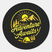 Eunice Ronde Sticker (Voorkant)