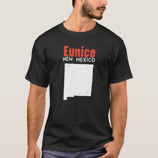 Eunice USA State America Reizen Nieuw Mexicaans Ni T-shirt (Voorkant)