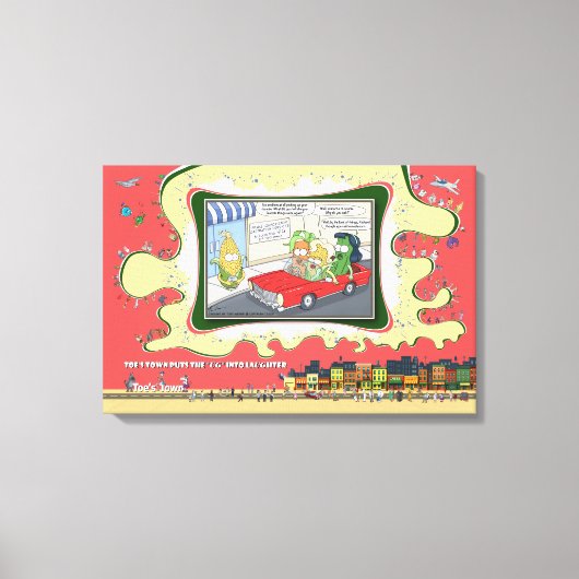 Eunuch Corn | Gefeliciteerd met Single Zijn 24x16 Canvas Afdruk (Voorkant)