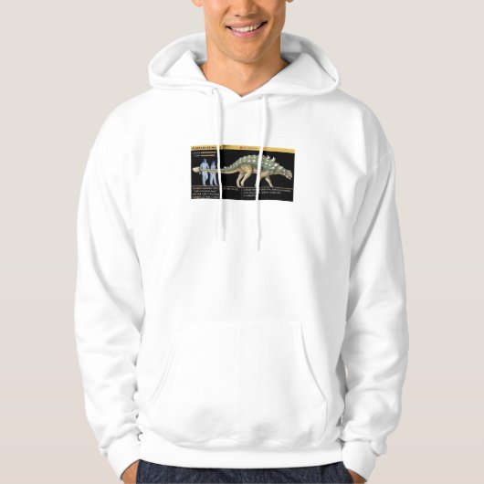 Euoplocephalus - Biology Jurassic Dinosaur Hoodie (Voorkant)