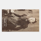 Euphemia Amelia Nightingale Allen Rechthoekige Sticker (Voorkant)