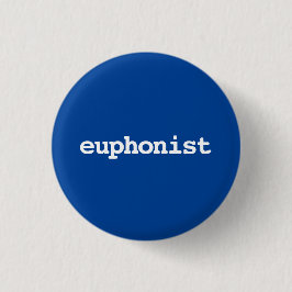 euphonist typografie Knop Ronde Button 3,2 Cm
