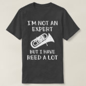 Euphonium Bariton Marching Tuba Messing Instrument T-shirt (Design voorkant)