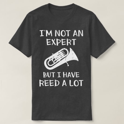 Euphonium Bariton Marching Tuba Messing Instrument T-shirt (Design voorkant)