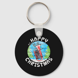 Euphonium Christmas Br Musician Muziekdocent Sleutelhanger