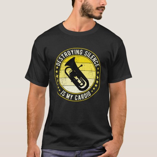 Euphonium Euphoniumist Destroying Silence Is My Ca T-shirt (Voorkant)