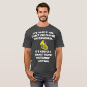 Euphonium Gift Funny Euphonium Player Smart T-shirt (Voorkant volledig)