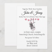 Euphonium Huwelijksuitnodiging Brass Musicians Kaart (Voorkant / Achterkant)