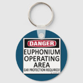 Euphonium in het operatiegebied sleutelhanger (Achterkant)