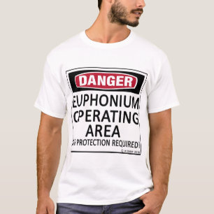 Euphonium in het operatiegebied t-shirt