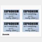 Euphonium is niet alles rechthoekige Sticker (Vel)