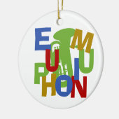euphonium keramisch ornament (Links)