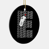 Euphonium Letter E Keramisch Ornament (Rechts)