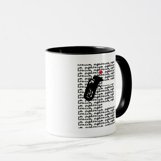 Euphonium Letter E Mok (Voorkant rechts)