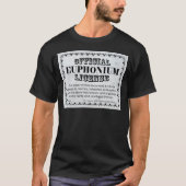 Euphonium-licentie T-shirt (Voorkant)