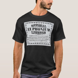 Euphonium-licentie T-shirt