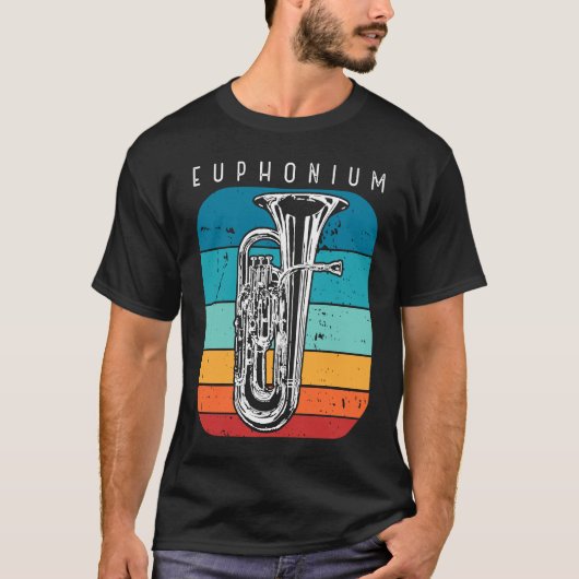 Euphonium Music Musician Baritone 1 T-shirt (Voorkant)
