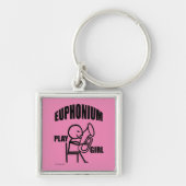 Euphonium Play Girl Sleutelhanger (Voorkant)